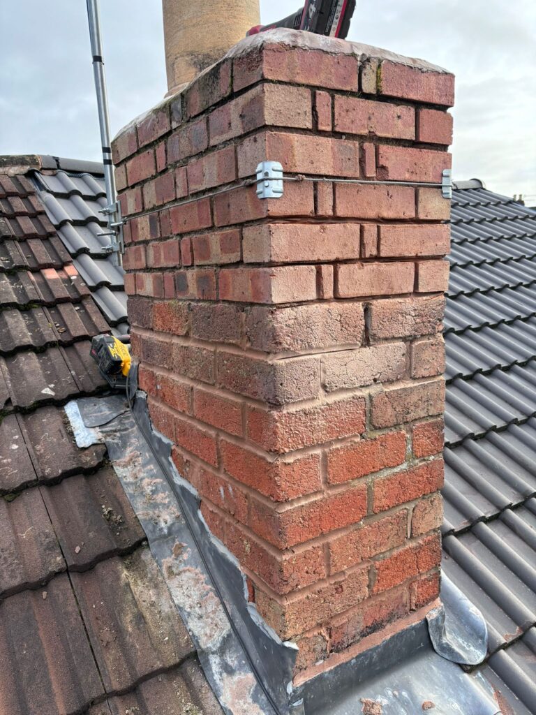 Chimney repointing in Worcester